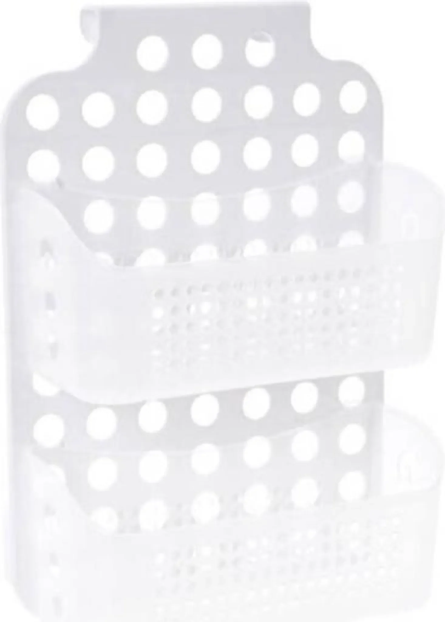 Badezimmer-Organizer aus Polypropylen – Duschregal 35 × 25 × 10 cm, Weiß